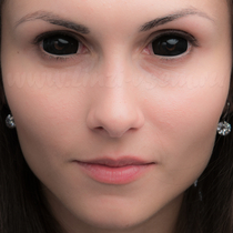 Склеральные линзы Black Sclera 22 mm